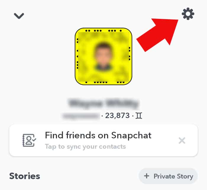 my story snapchat settings