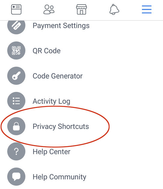 hide friends list on facebook android
