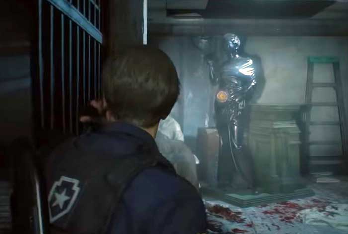Единорог resident evil. Статуя Resident Evil 2. Resident Evil 2 Remake статуи. Комбинация статуи Девы Resident Evil 2. Резидент эвил 2 ремейк статуя Девы.