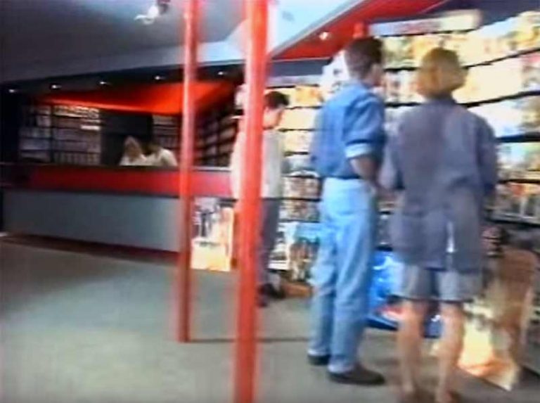 Photographs of Xtra-vision: Ireland's last video rental chain.