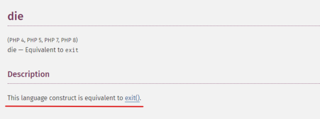 what-s-the-difference-between-die-and-exit-in-php