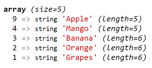 sort array by date descending php