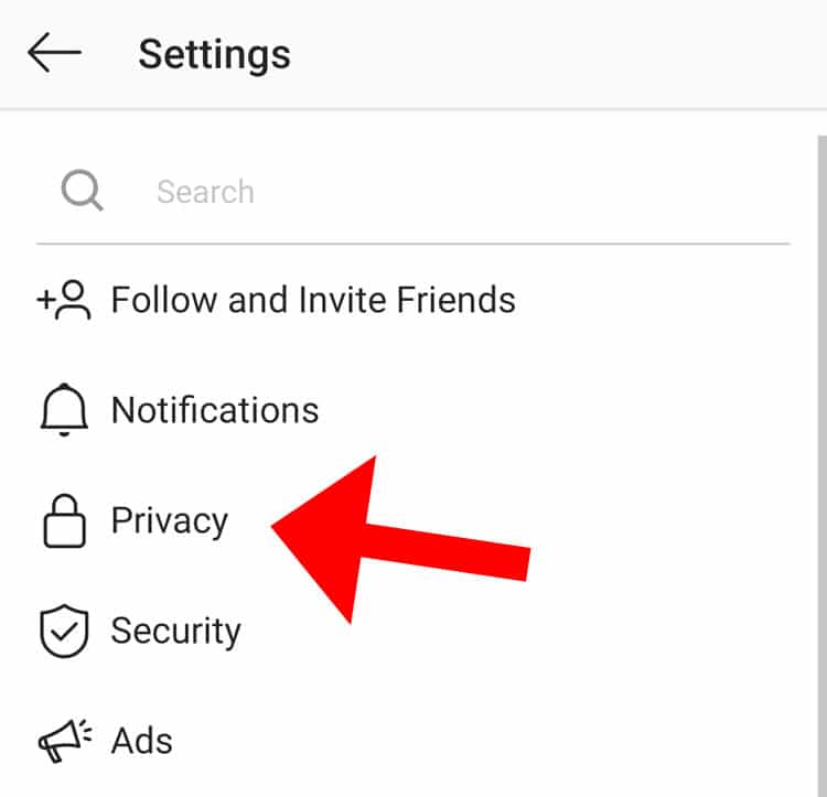 Settings Menu