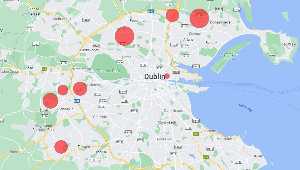 Muy Hist rico Fuera De Servicio Dublin Area Codes Map Dalset Refer ndum 