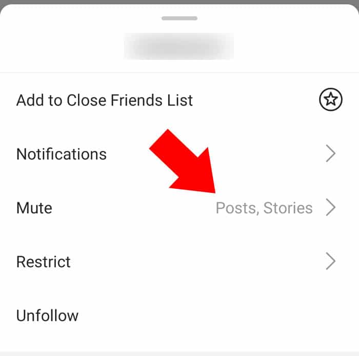 How to mute or "hide" someone on Instagram.