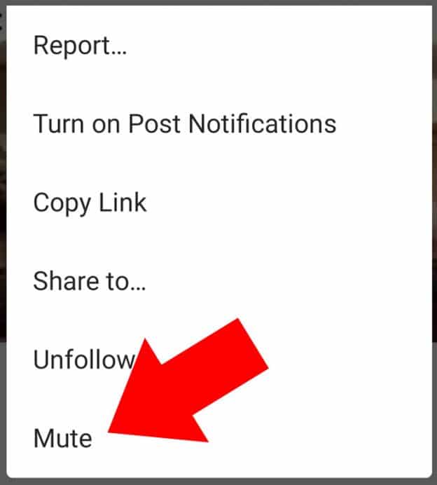 How to mute or "hide" someone on Instagram.