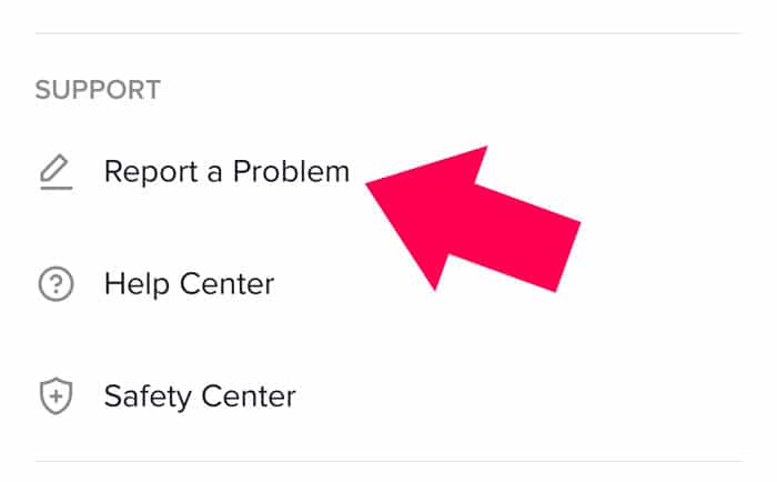 report a problem