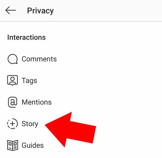 How to block someone from viewing your Instagram story.