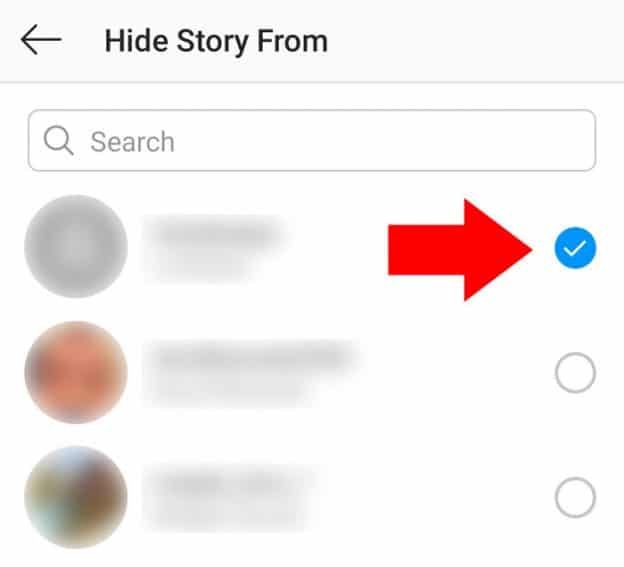 How to block someone from viewing your Instagram story.