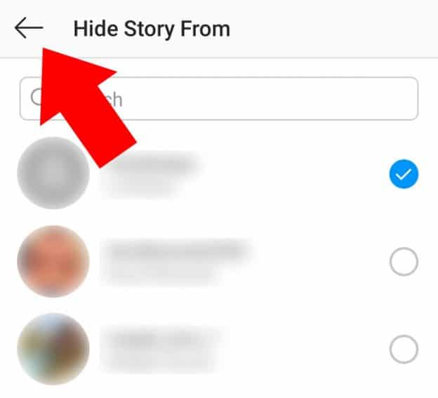 How to block someone from viewing your Instagram story.