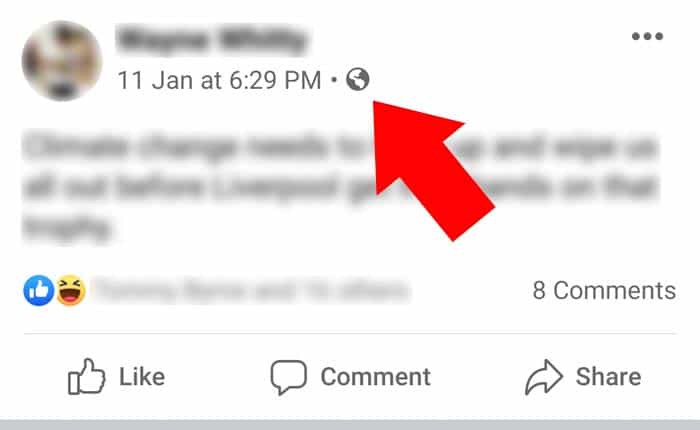 public post icon facebook