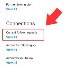 How to see Instagram follow requests that you've sent.