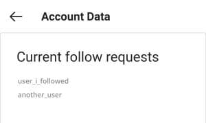 How to see Instagram follow requests that you've sent.
