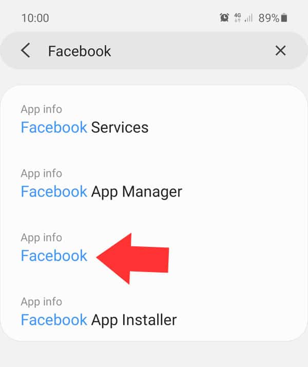 Facebook App Info