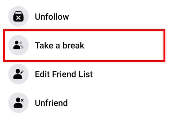 take a break facebook dating